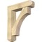Ekena Millwork Westlake Craftsman Rough Sawn Bracket w/ Offset Brace, Douglas Fir, 8"W x 34"D x 40"H BKT0806X34X40WTL04RDF - alternate 1